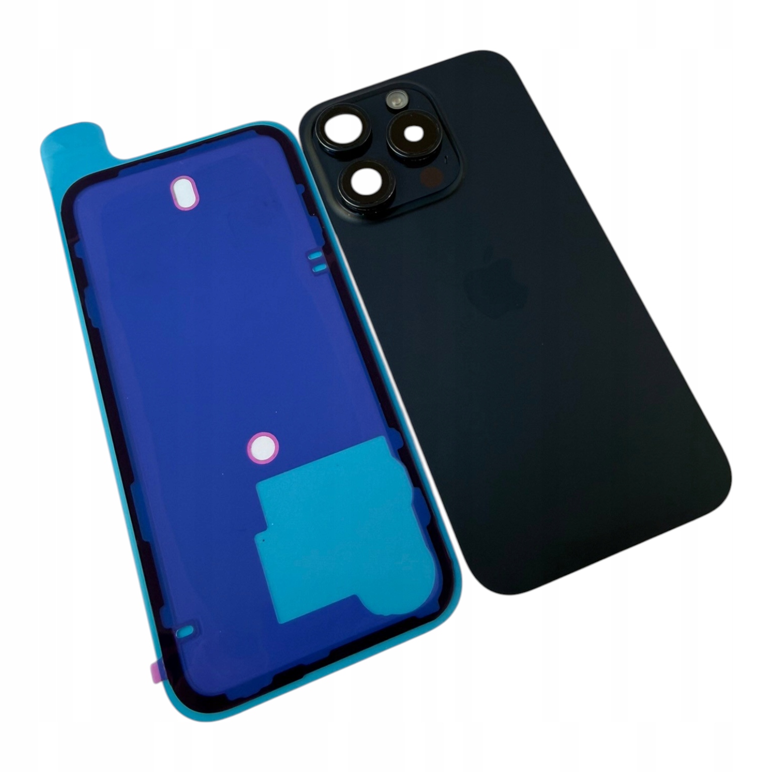 Org Klapka Grade B originálna demontáž zadnej časti kryt pre iPhone 15 Pro, modrá