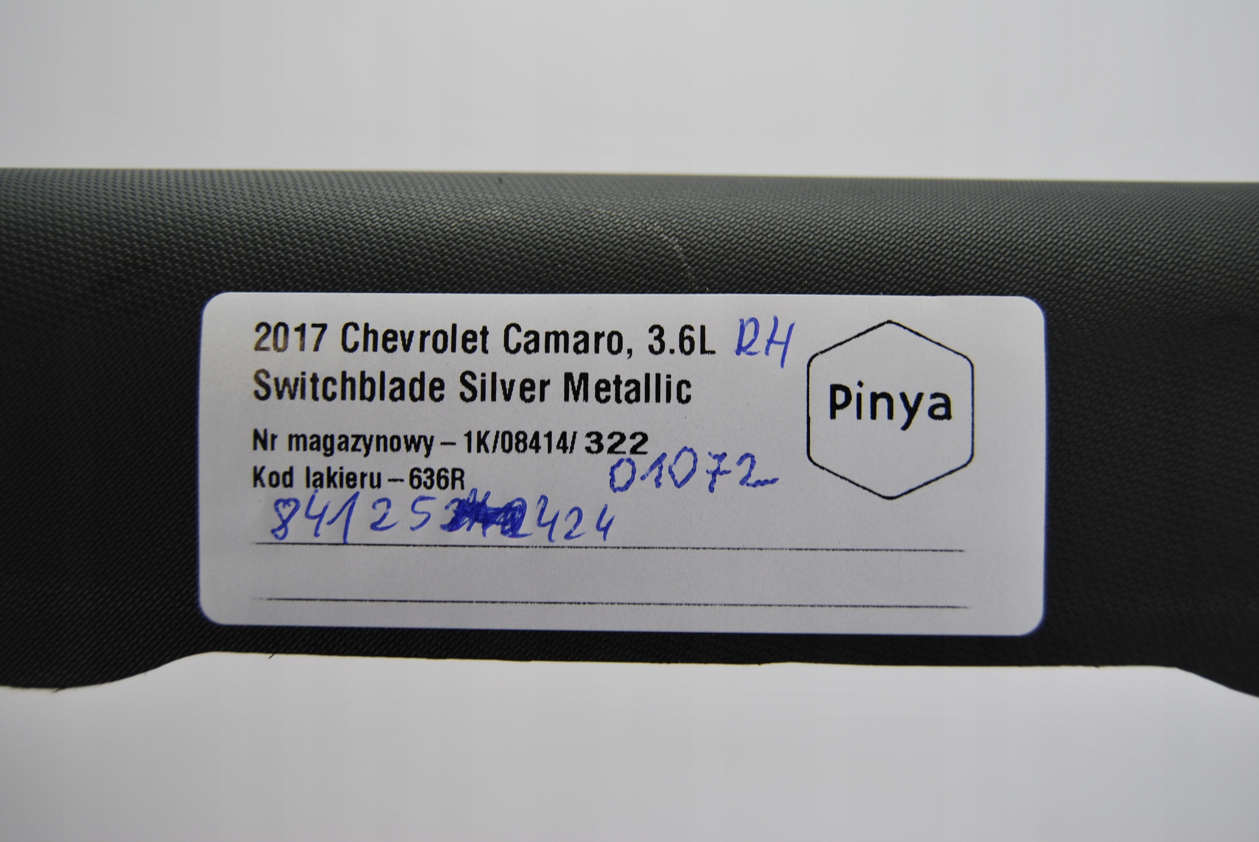 cover side slupka Chevrolet Camaro 16+
