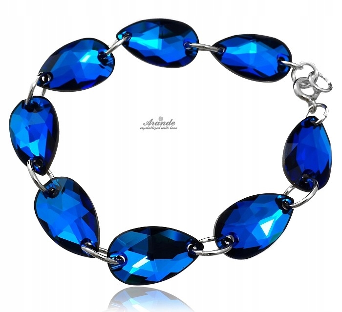 Krásný náramek Bermuda Blue Stříbro