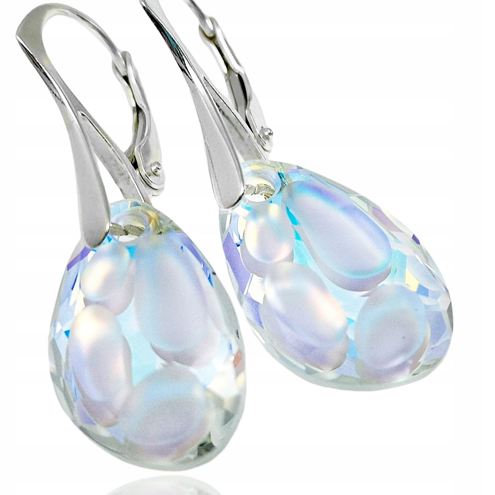 Krystaly Náušnice Aurora Crystal Stříbro Arande