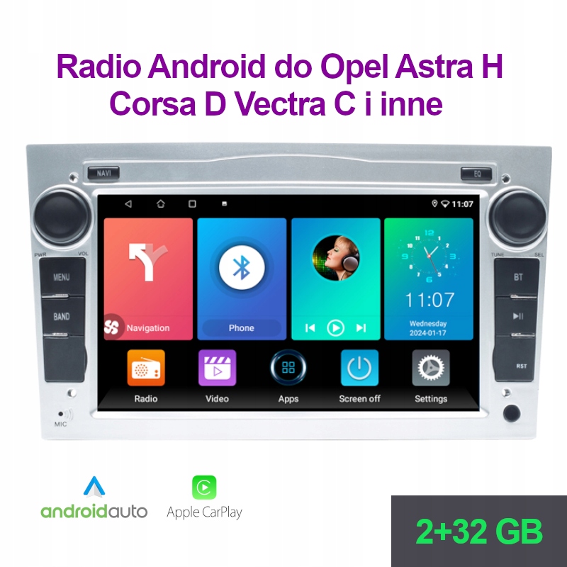 Autorádio Revelti Opel Corsa D Astra H Wi-Fi Carplay