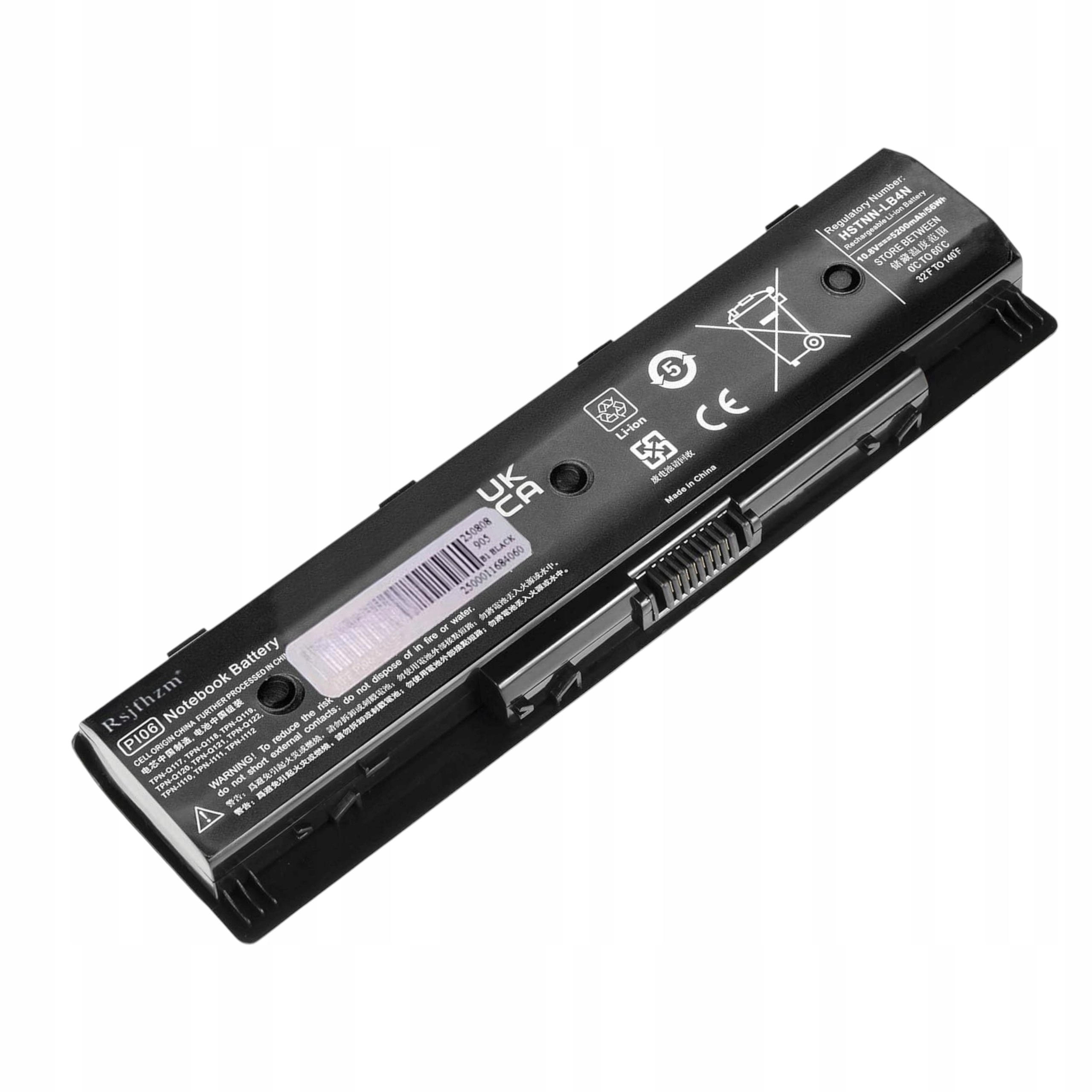 Baterie pro notebook Akumulátor Náhradní Wikinu HSTNN-LB4N 10,8V 5200mAh 56WH