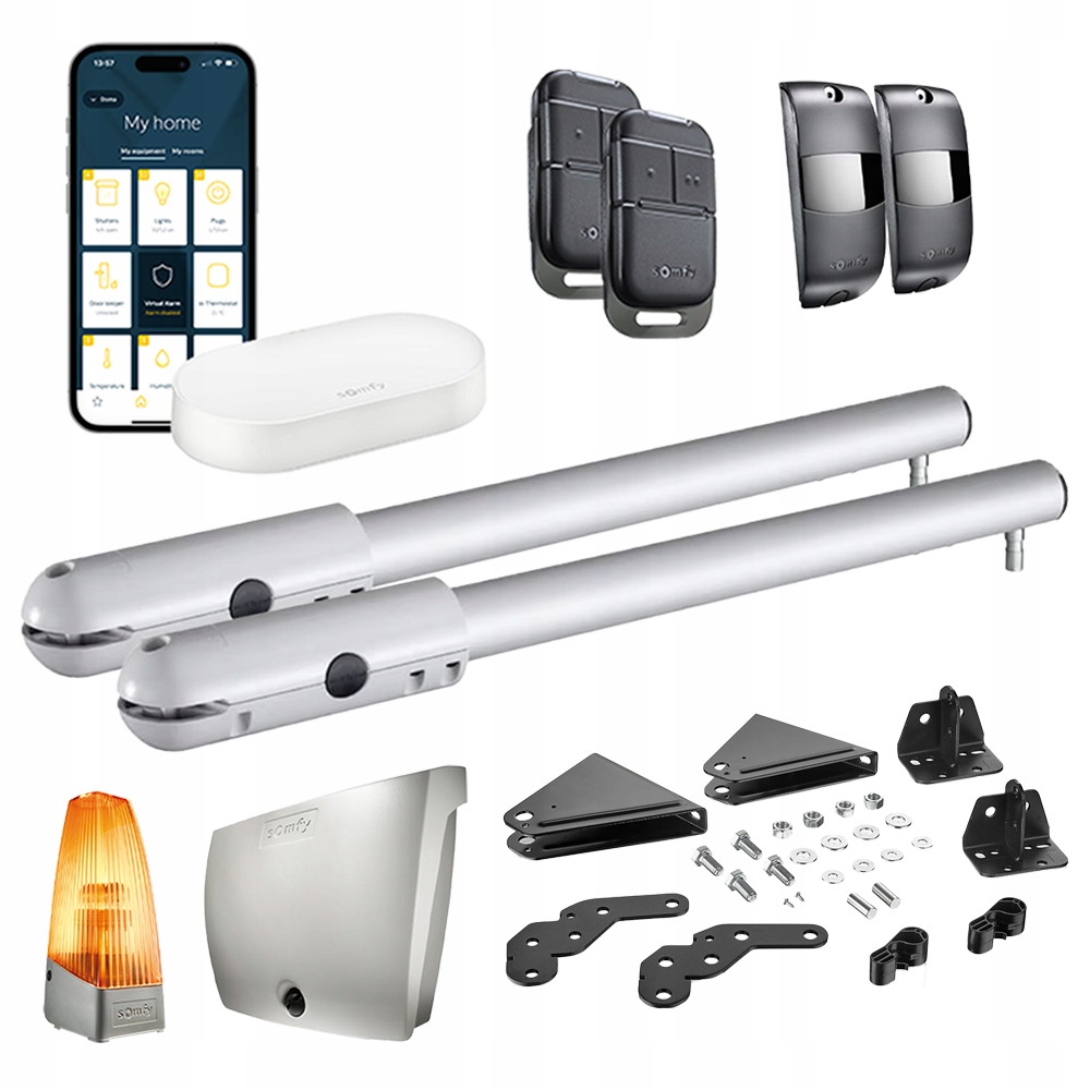 Somfy napęd do bramy dwuskrzydłowej Sgs Essential Connectivity Kit WiFi
