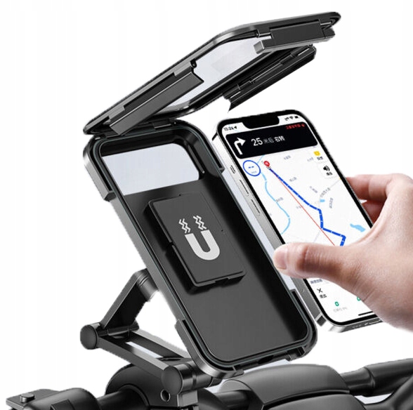 UCHWYT ROWEROWY MOTOCYKL NA TELEFON MONTOWANY NA KIEROWNICĘ ROWERU STABILNY Kod producenta EB655