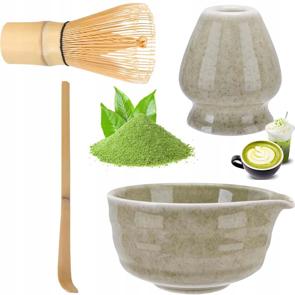 Levně Matcha Sada Na Čaj 4V1 Milovníci Matchy Vysoká Kvalita Jako Dárek