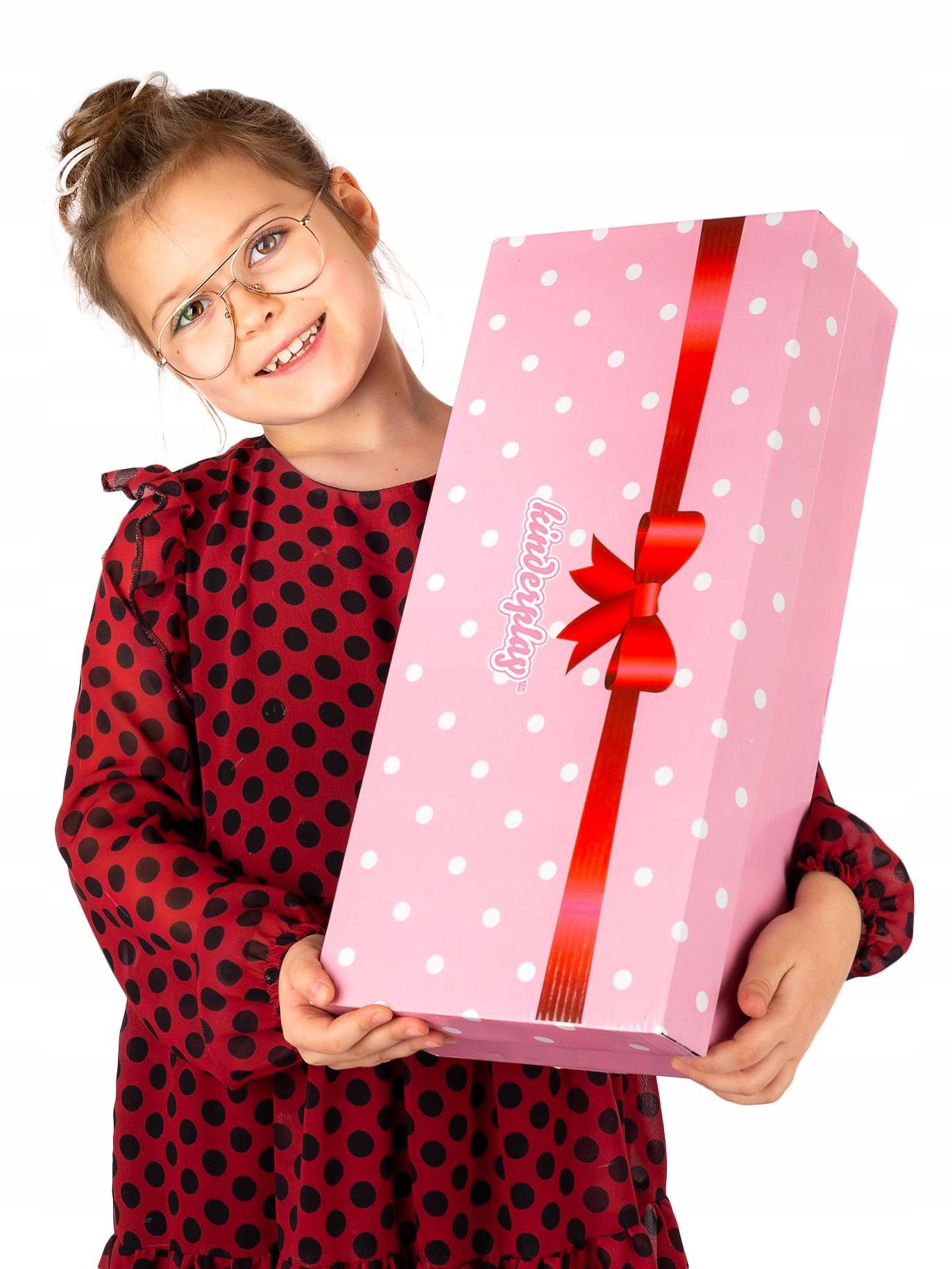 DUŻY KARTON OPAKOWANIE NA PREZENT DLA LALKA BOBAS Wysokość produktu 11 cm