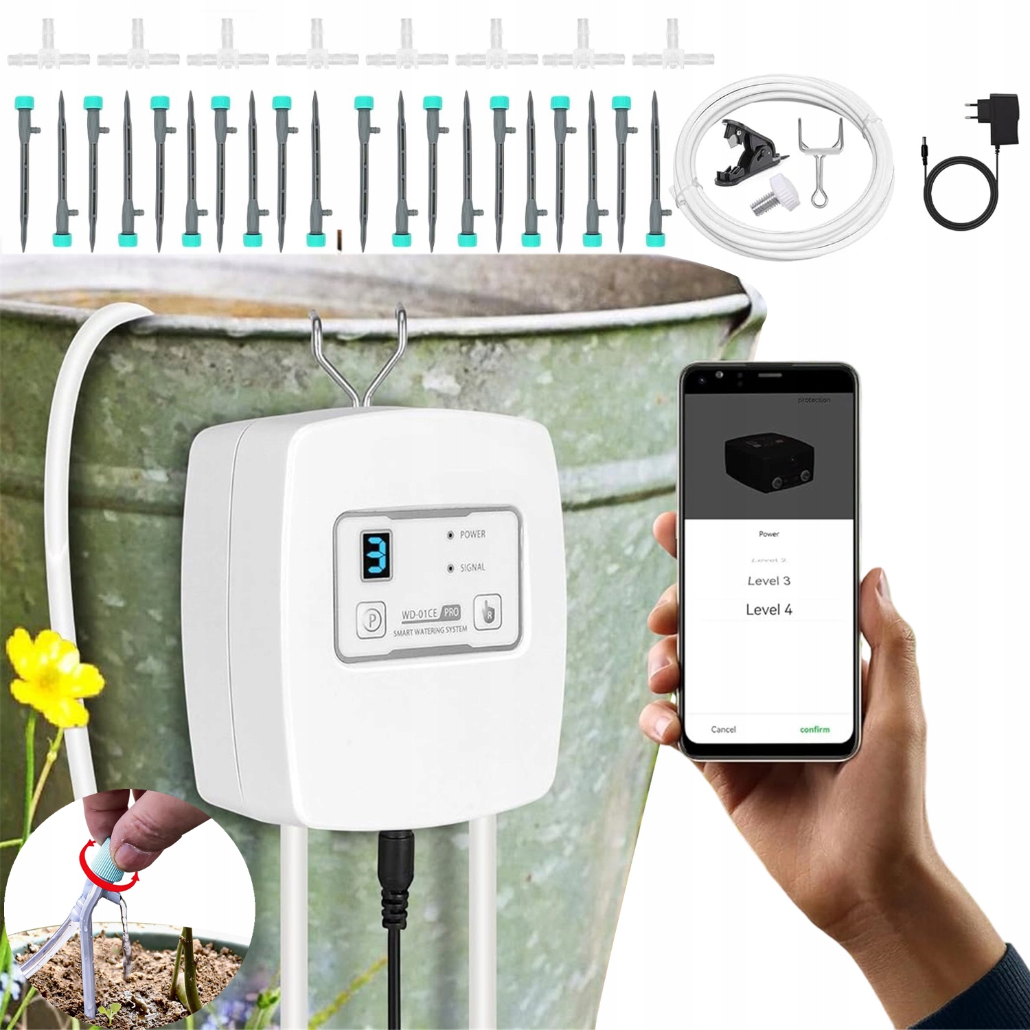 Automatický Zavlažovací Systém Pro Rostliny V Květináčích, Wi-fi Aplikace