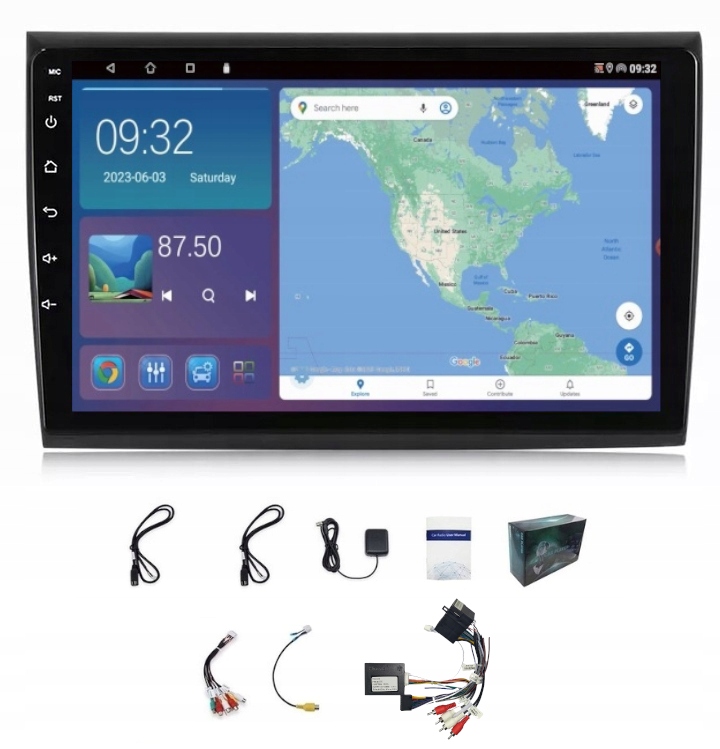 Gps Navigace Fiat Bravo 2007-2012 Carplay Android Auto 4GB 64GB