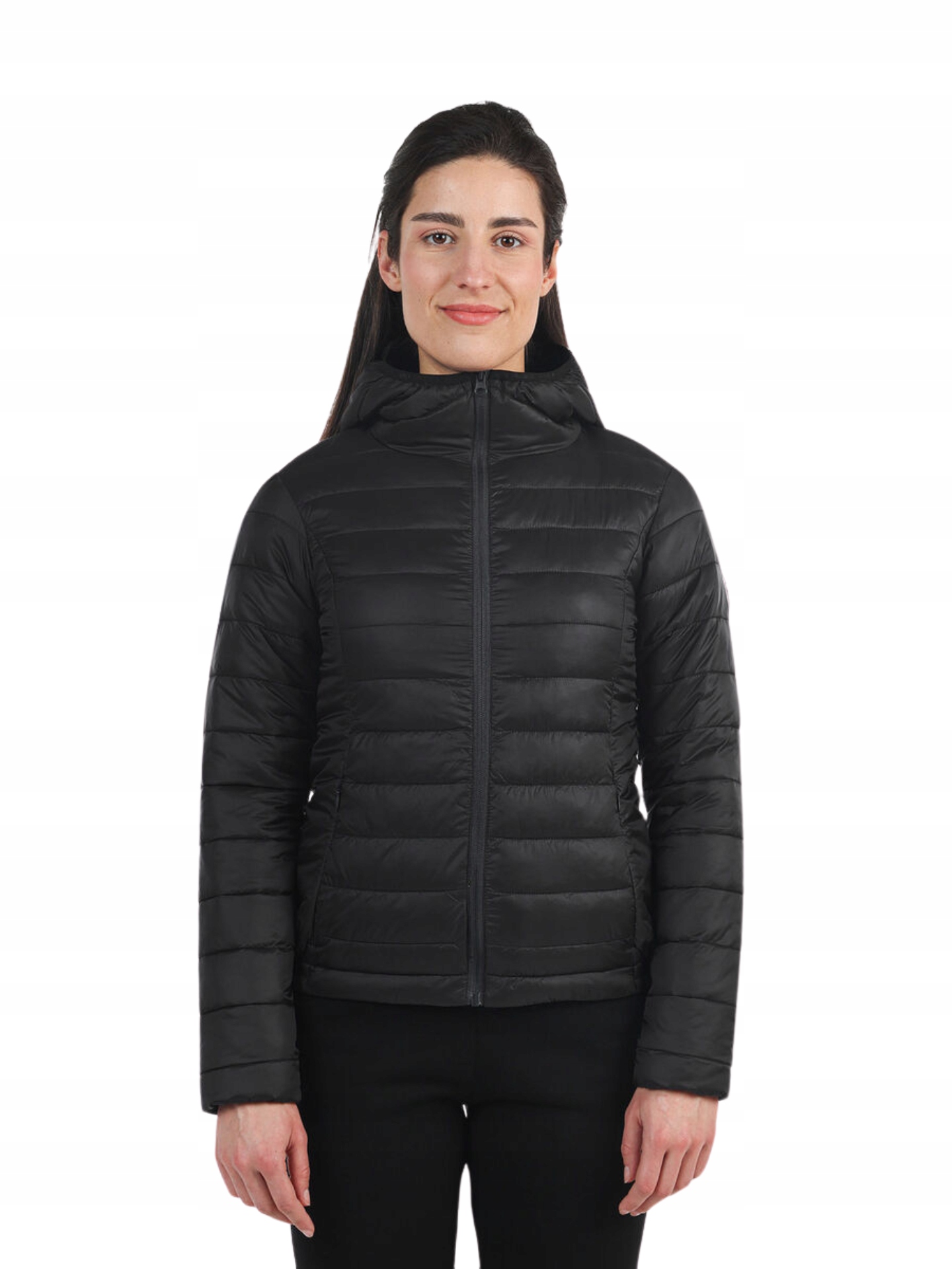 Dámská zateplená bunda Rossignol s kapucí , černá Xs
