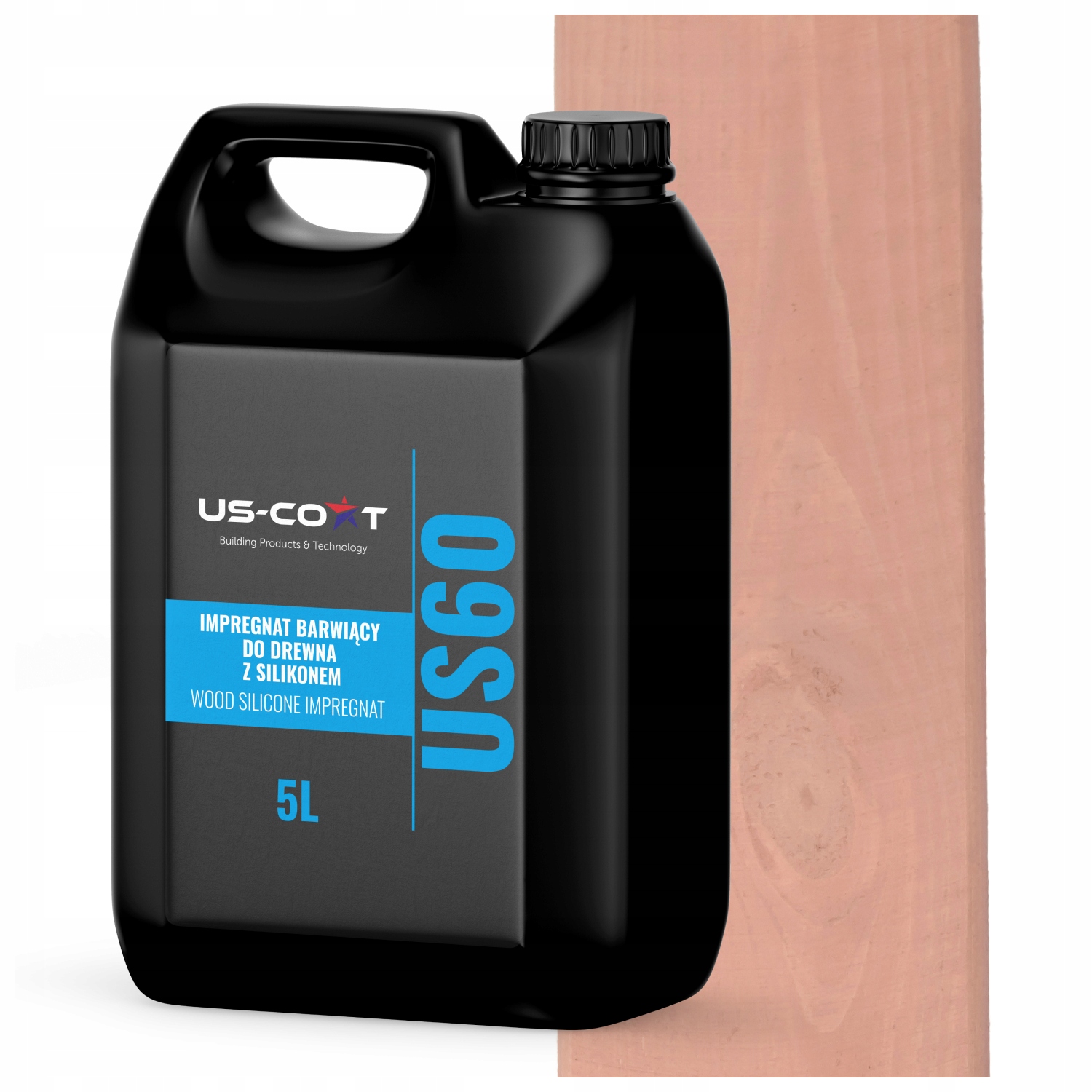 Impregnat Barvící Dřevo Se Silikonem 2v1 Altán Desky Lososová Barva 5L