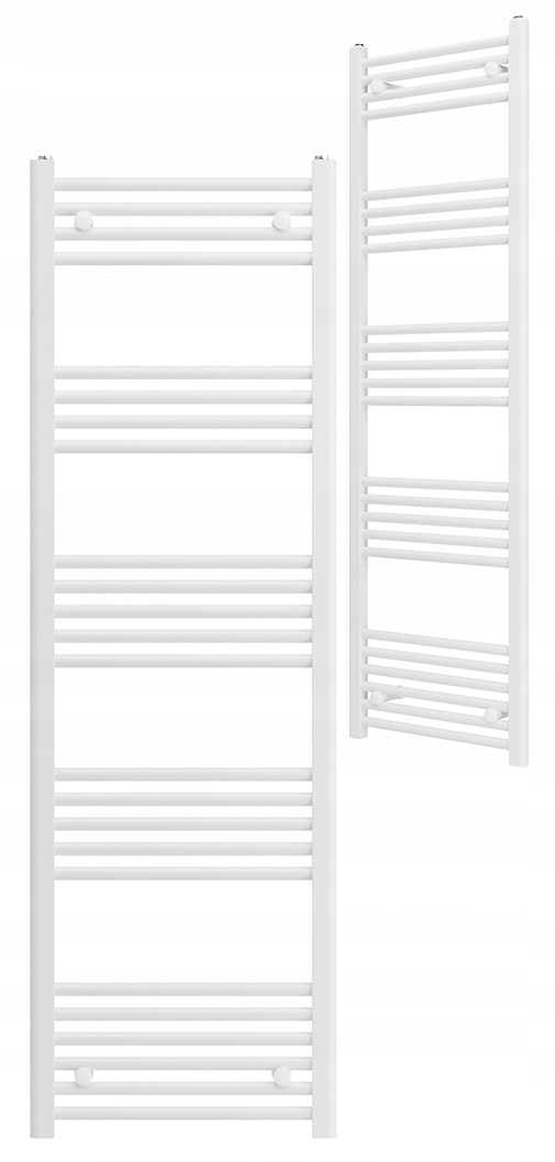 Kúpeľňový Biely Radiátor 50x160 cm Kaloryfer Montáž 180° Breno