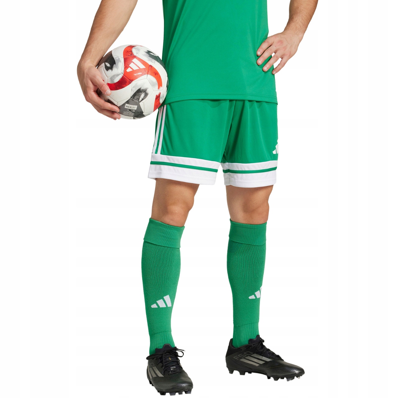 Spodenki męskie adidas Squadra 25 zielone JN7482 R. L