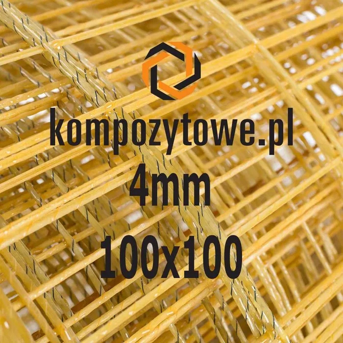 Kompozitová výstužná sieť 4 mm 100 x 100 mm 50 m2 Gfrp silná, odolná a ľahká