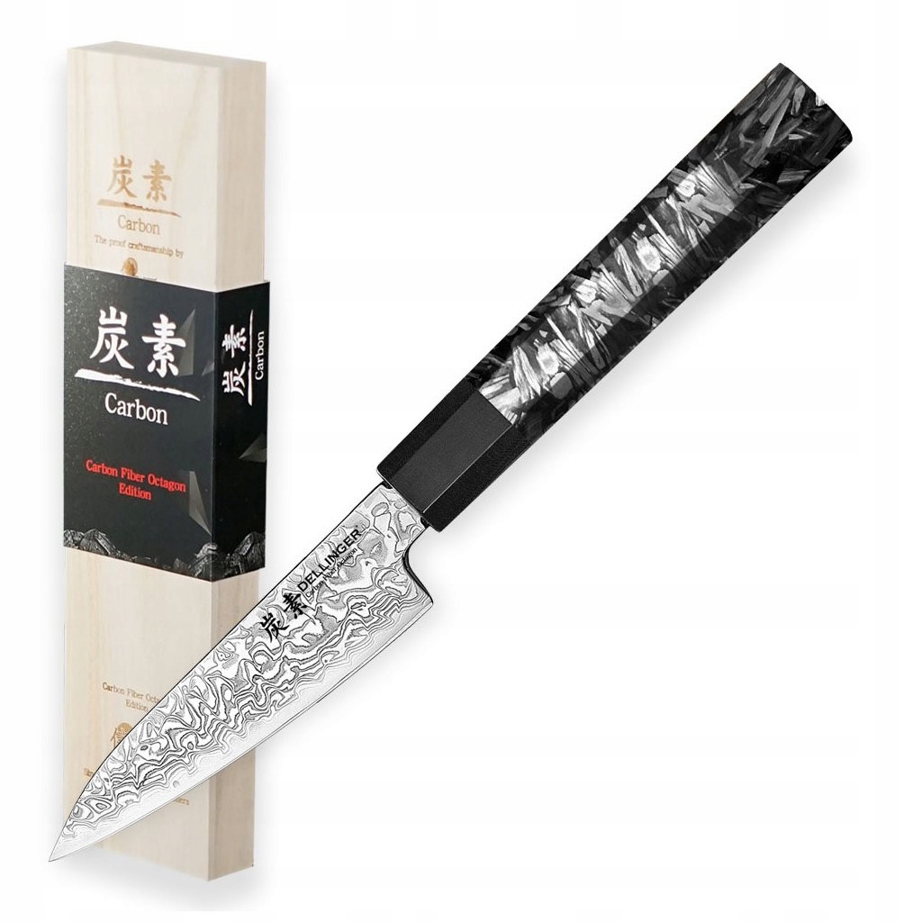 Nôž na lúpanie Dellinger Carbon Fiber Octagon Paring 105