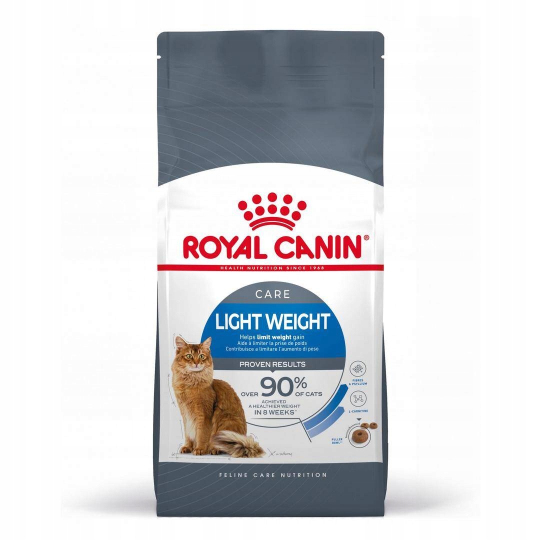 Royal Canin Light Weight Sucha Karma Dla Kota 8kg Ogranicza Tycie