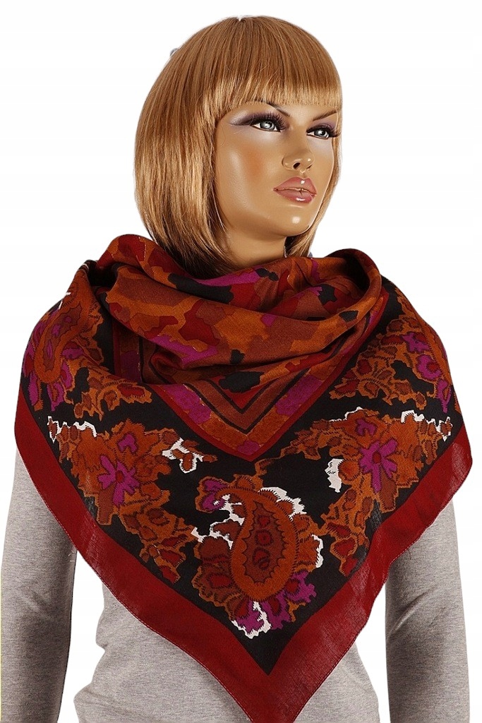 A-6618 KOLOROWA CHUSTA CHUSTKA LUX JESIENNE KOLORY Rodzaj chusta