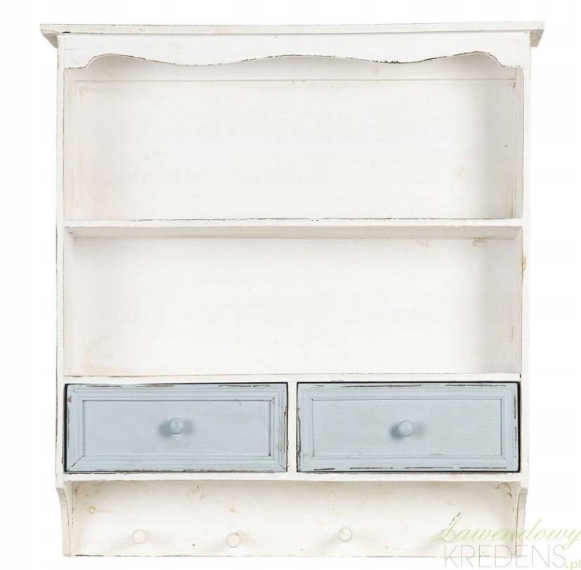 Nástenná Polica Vintage Shabby Chic Romantic Boho White Clayre & Eef