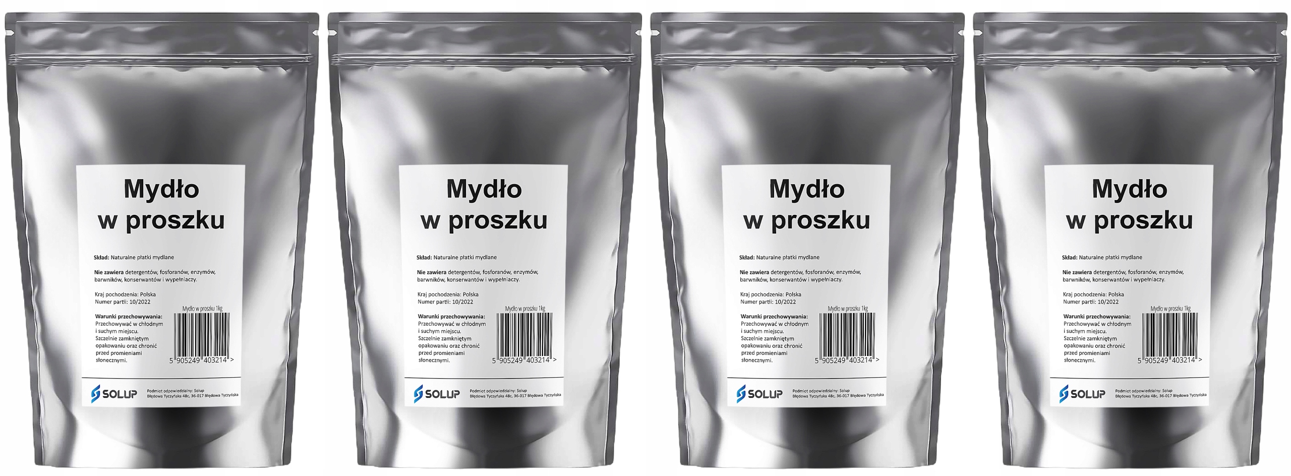

Płatki Mydlane mydło w proszku Naturalne 4kg