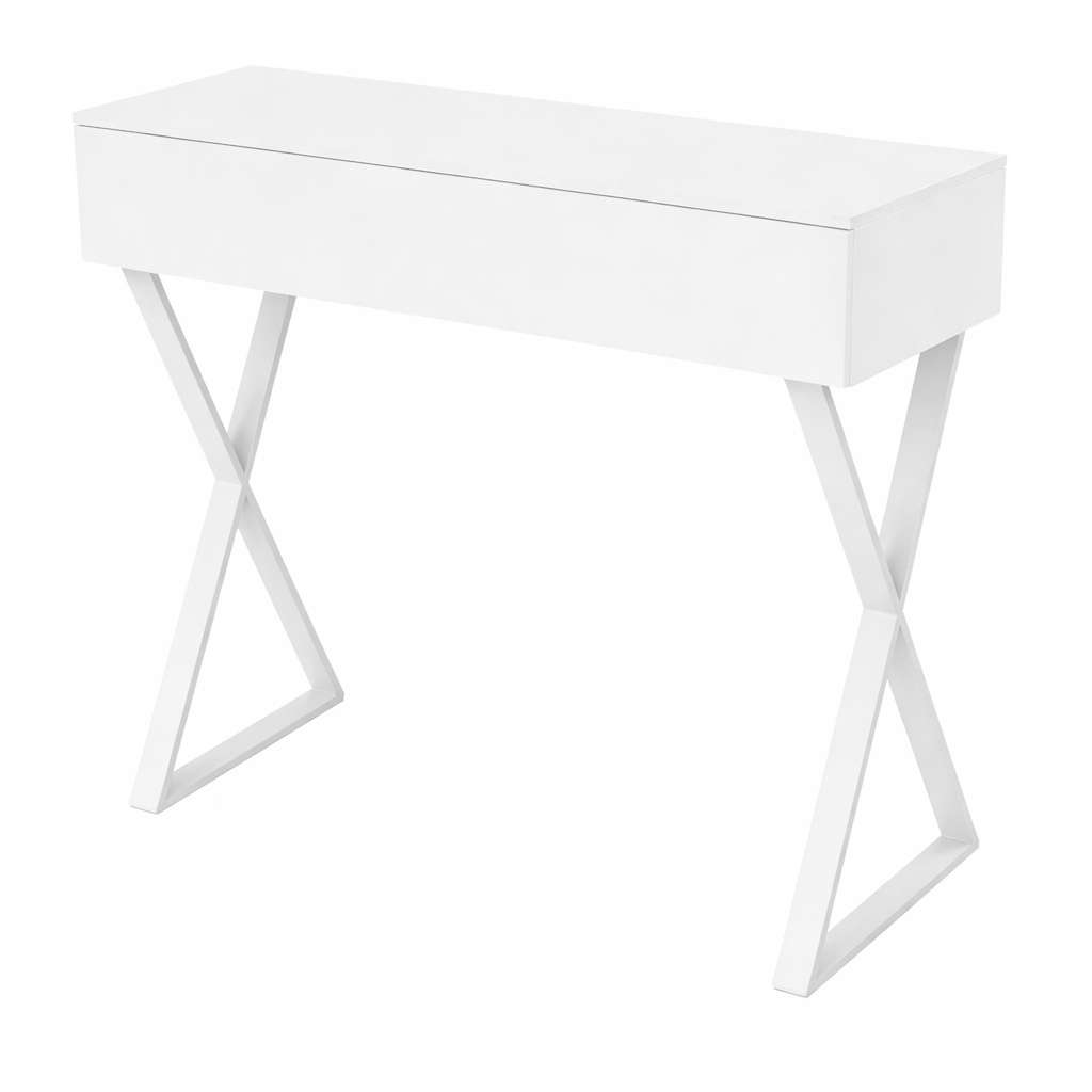 Konzola Toaletka Voga 90 Biely Lesk Biele Nohy X