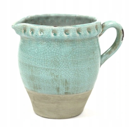 

Doniczka Ceramiczna DZBANEK25cm Turkusowa Toskania