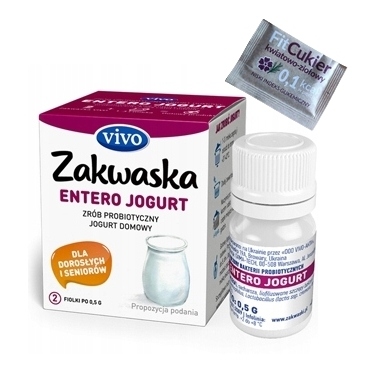 

Entero Zakwaska Zakwaski Jogurt probiotyczny Vivo