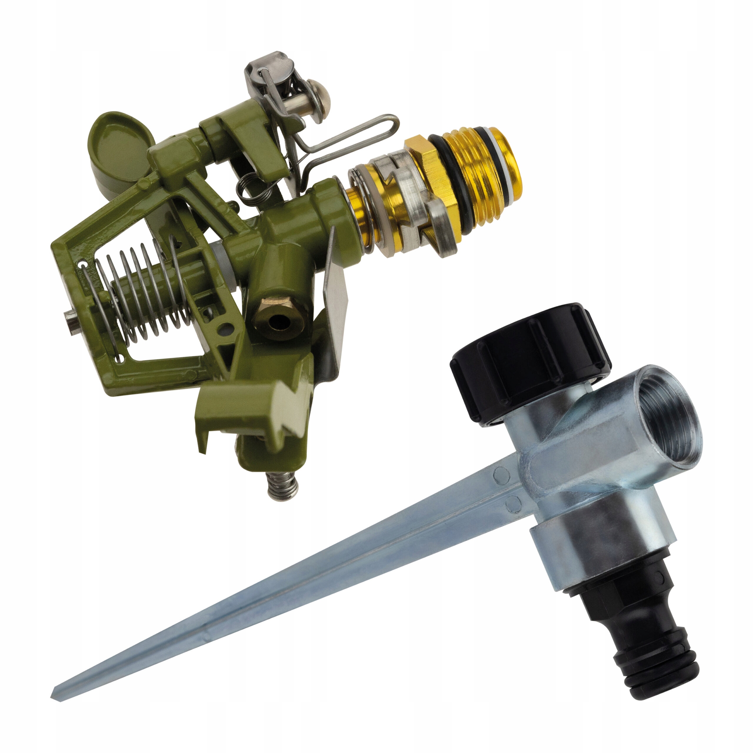 Metalowy zraszacz ogrodowy pulsacyjny MASYWNY