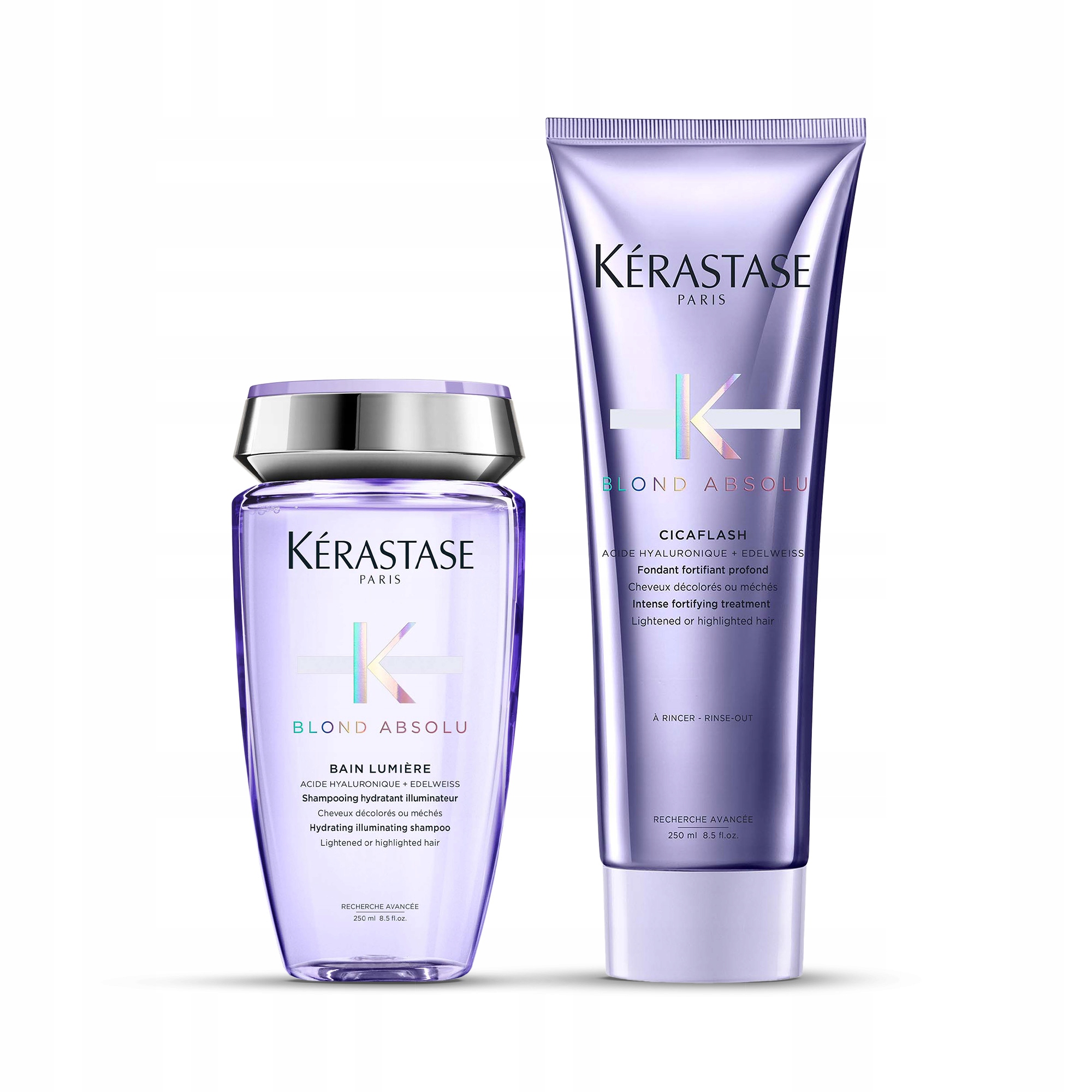 Kérastase Blond Absolu Lumière Zestaw Do Włosów Blond Szampon Odżywka