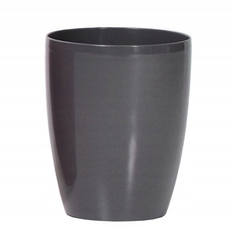 Doniczka osłonka storczyka GRAFITOWA DUŻA 16cm