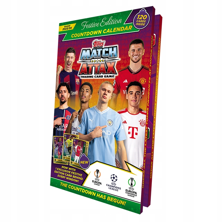 KALENDARZ ADWENTOWY MATCH ATTAX 2024 CHAMPIONS LEAGUE KARTY PIŁKARSKIE