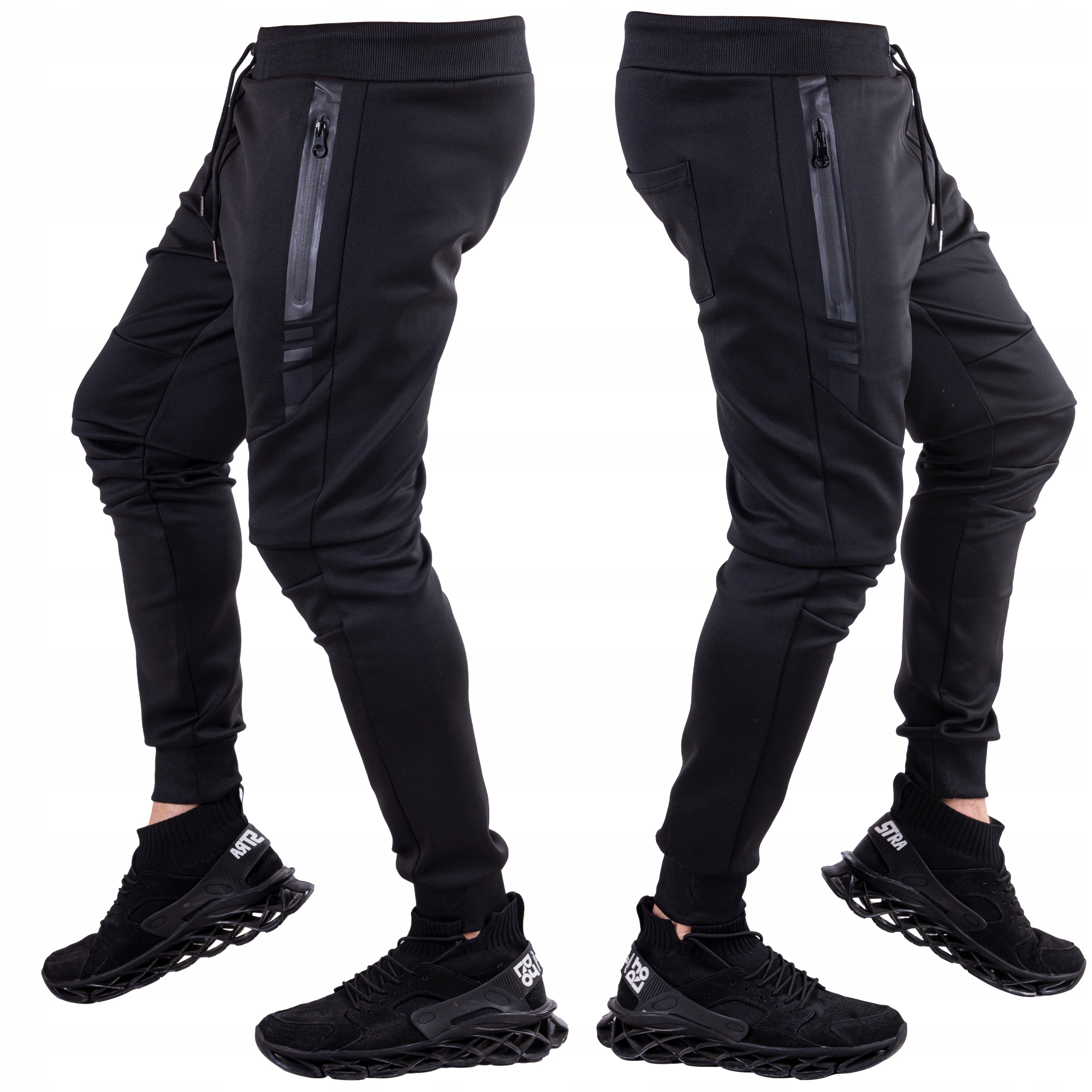 

Spodnie Joggery dresowe czarne Francis r.5XL