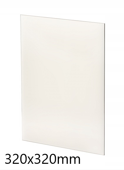 Sklo do krbu Kratki 320/320 320x320 mm 32x32 cm