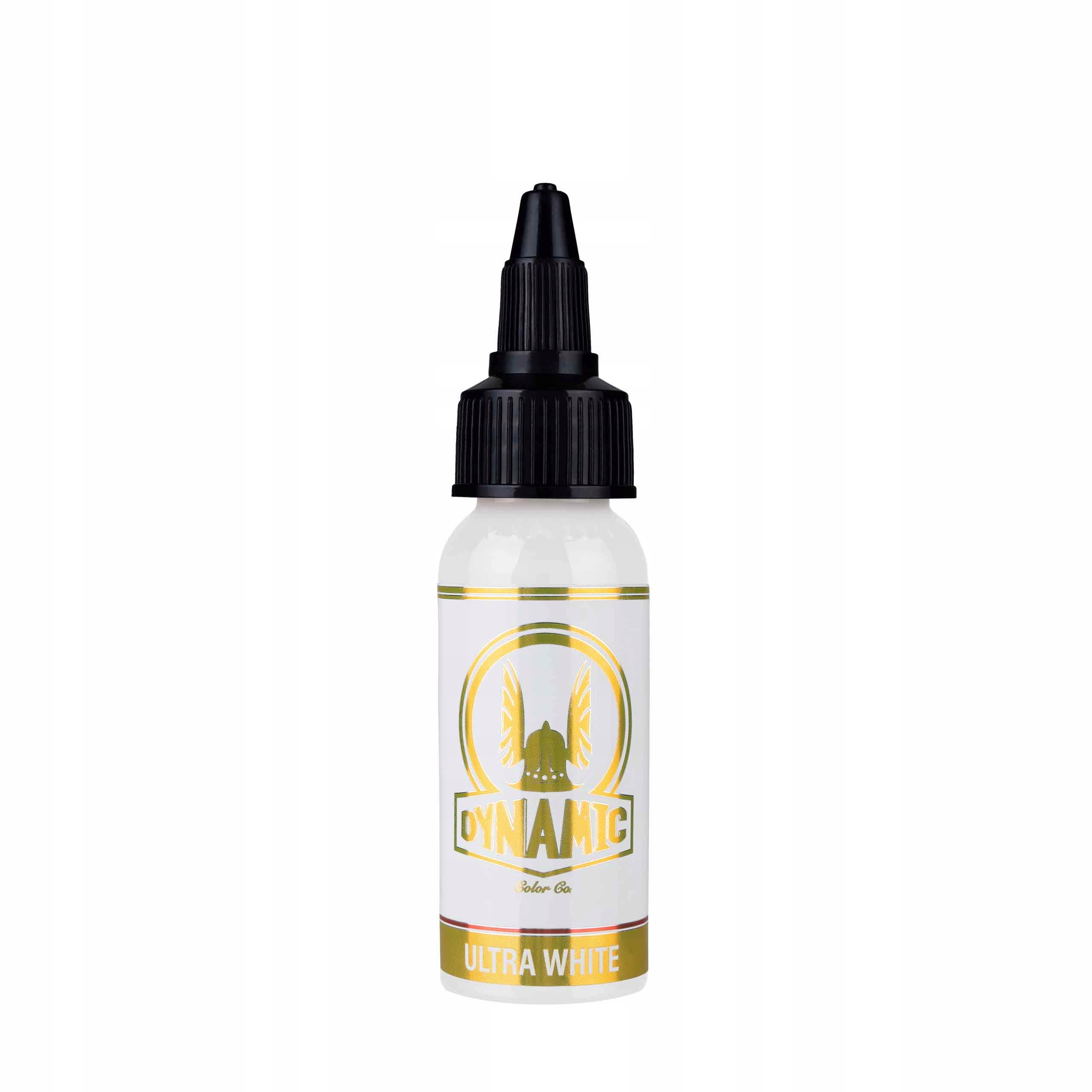Dynamic Ultra White 30 ml Farba do tatuowania Tusz Biała Reach