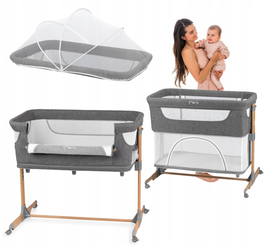 

Łóżeczko dostawne Turystyczne 4w1 MoMi Smart Bed