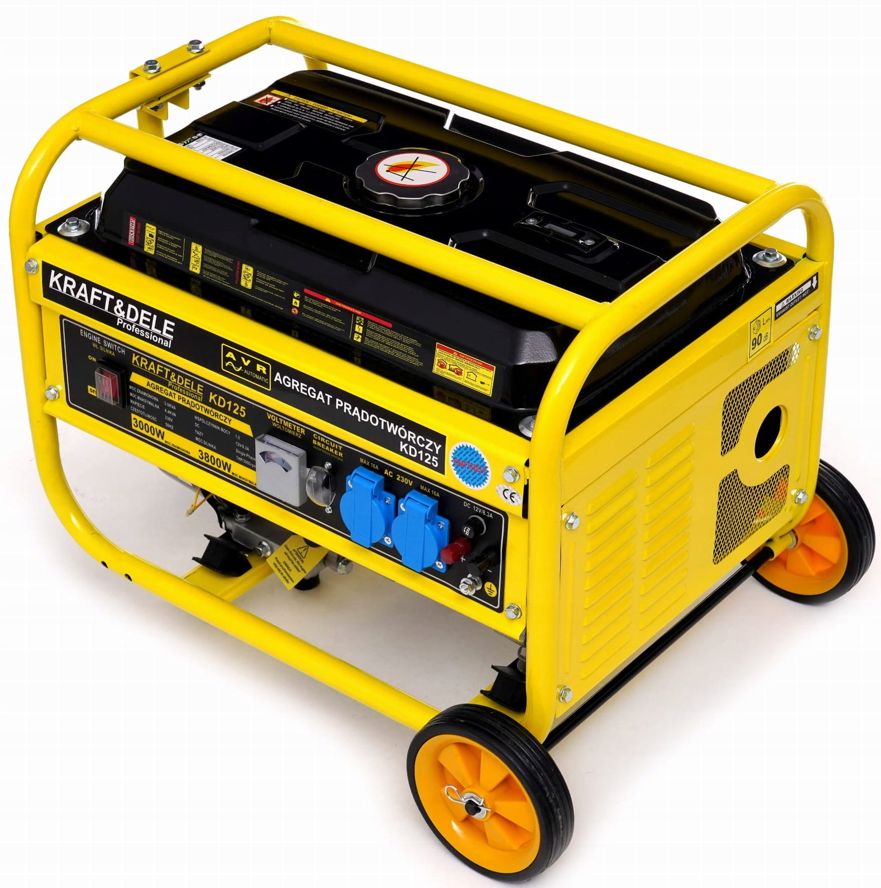 Agregat prądotwórczy 3800W 12/230V Kraft&dele KD125