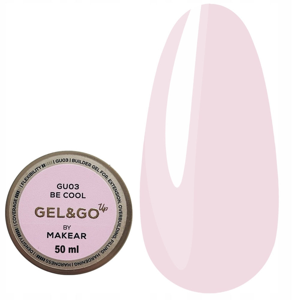 Zel budujący Makear GelGo Up GU02 Be Cool 50 ml