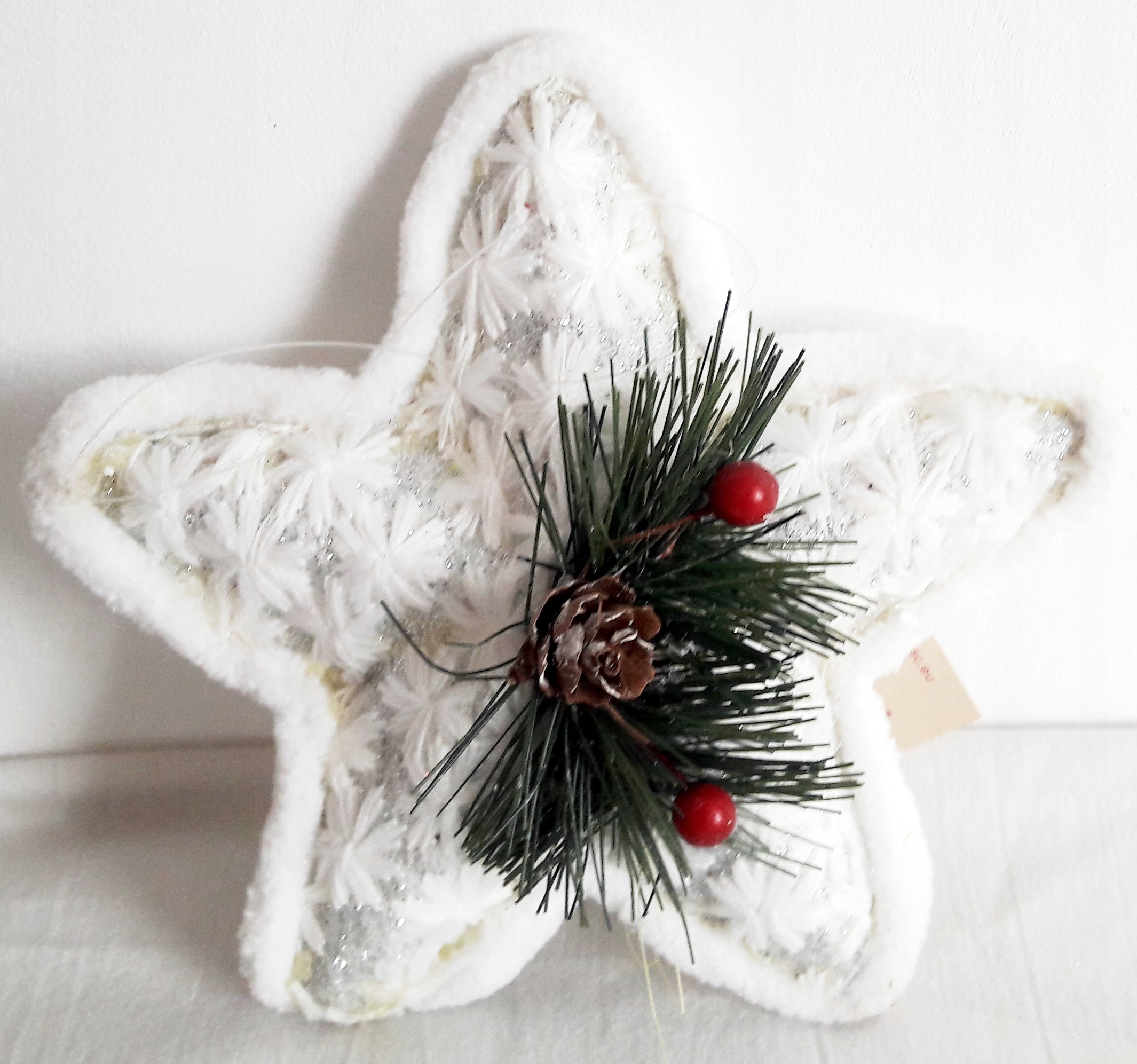 Gwiazdka z choinką -zawieszka na choinkę