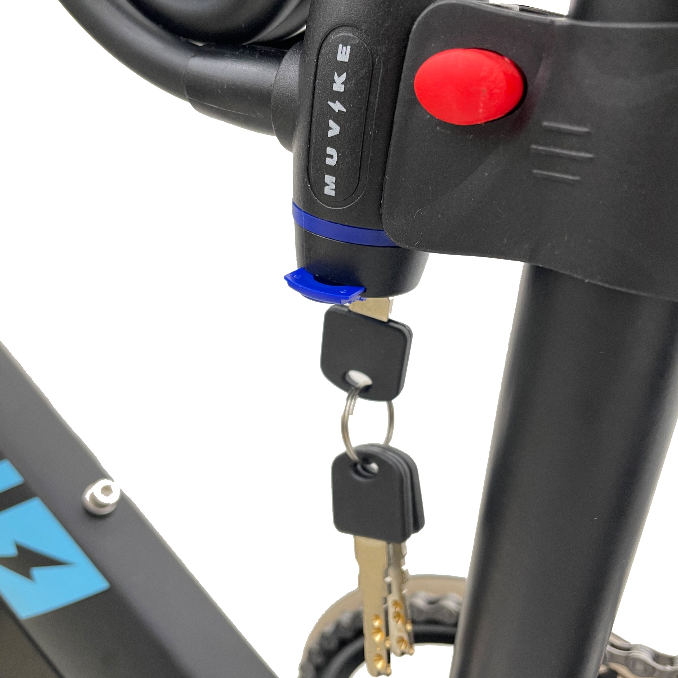 ZAPIĘCIE DO ROWERU LINKA BLOKADA DO ROWERU MUVIKE FLEX 1000/12K KLUCZ Typ zamka na kluczyk