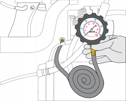 YATO MIERNIK CIŚNIENIA OLEJU YT-73031 EAN (GTIN) 5906083097683