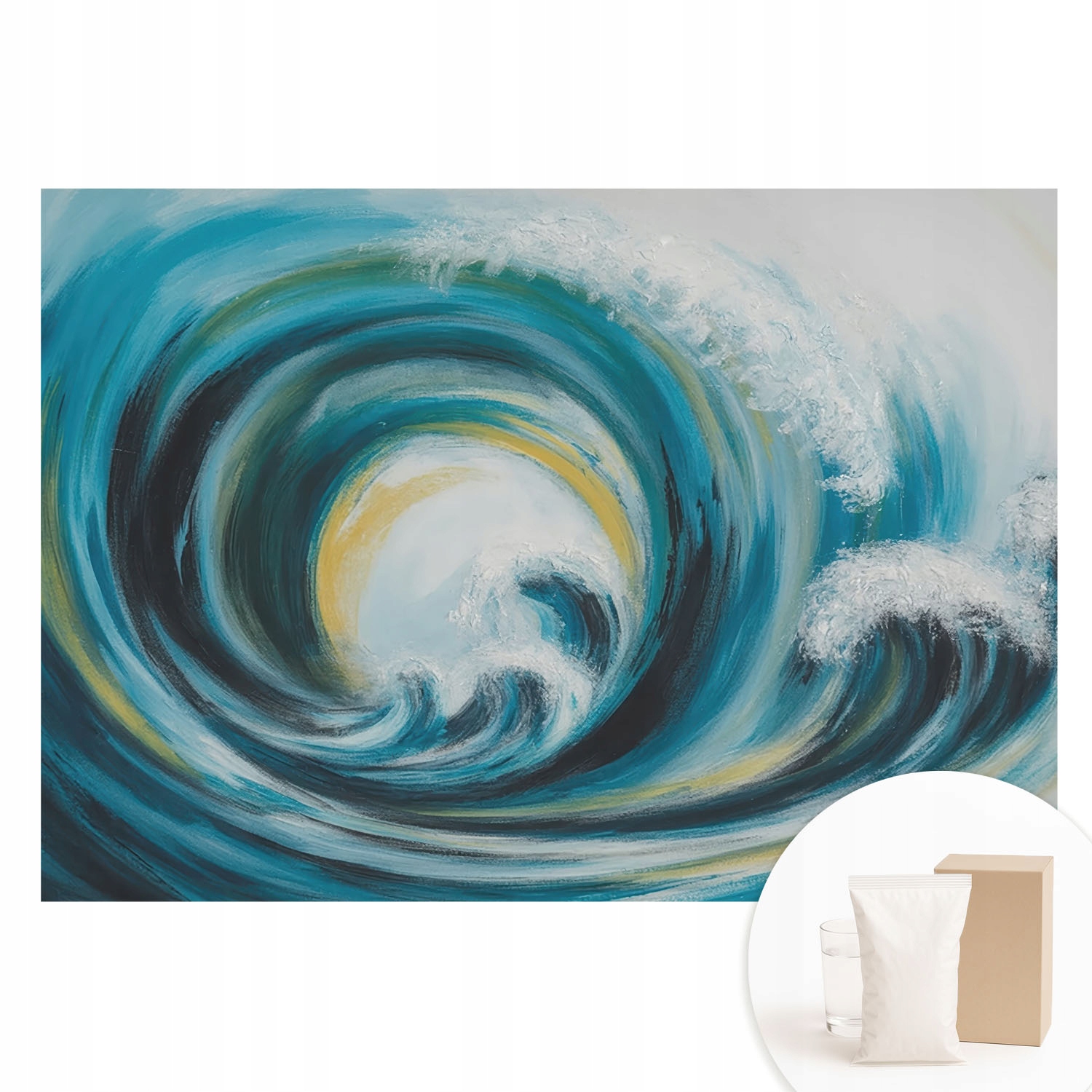 Flizelinová tapeta na zeď Premium Mořská vlna 312 x 219 cm