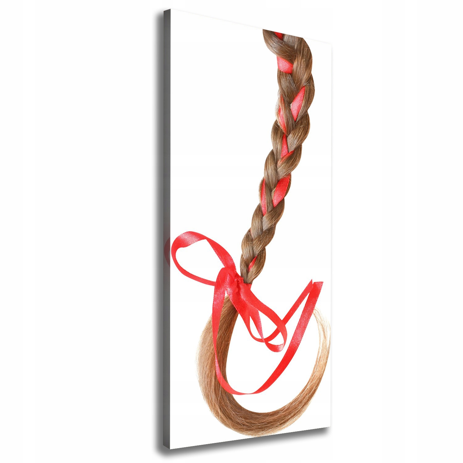 

Nowoczesny obraz canvas na ramie Warkocz 50x125 cm