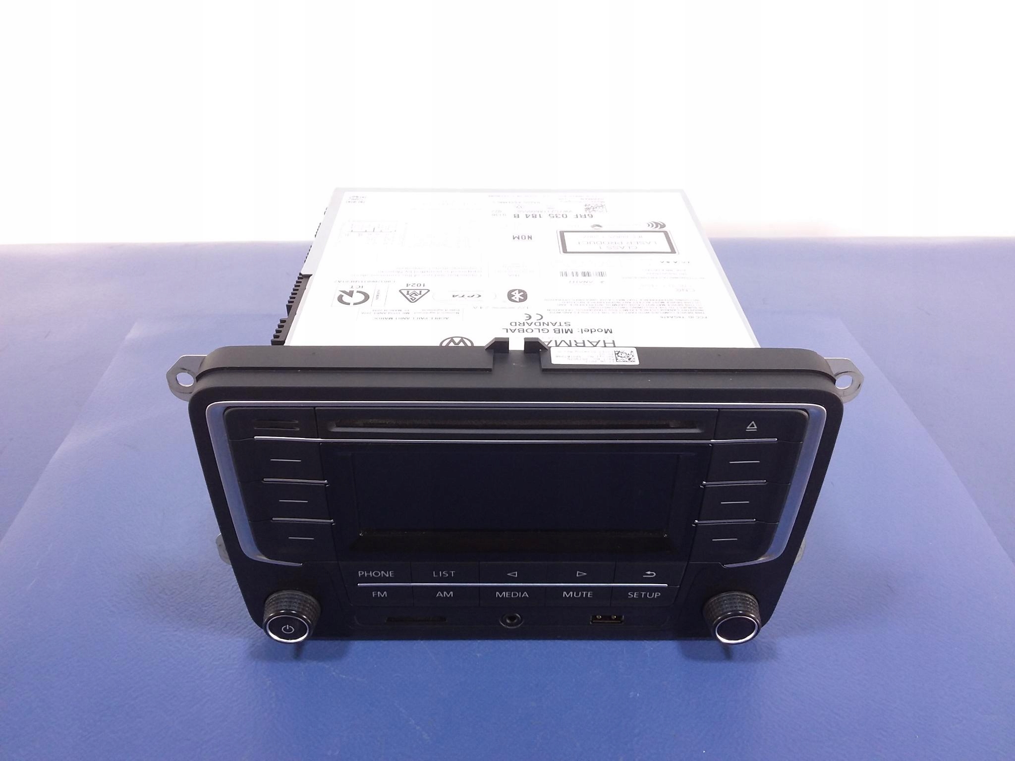 VW POLO V 6R LIFT РАДИО CD MP3 6RF035184B