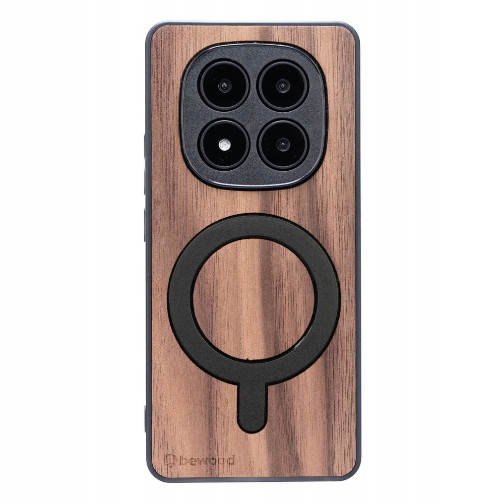 Dřevěné Pouzdro Bewood pro Xiaomi Redmi Note 14 Pro Plus 5G Americký Ořech