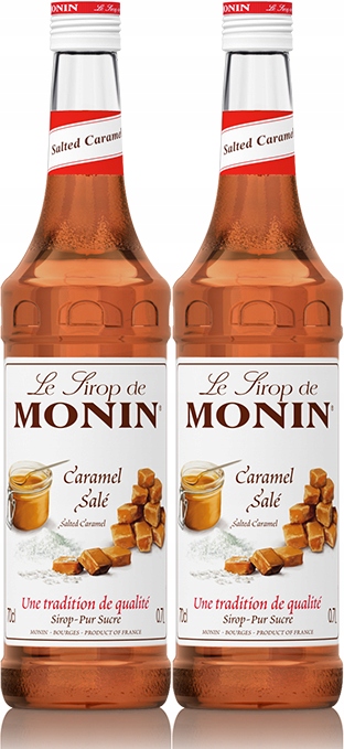 Syrop do kawy Monin Salted Carmel- słony karmel 700ml x2
