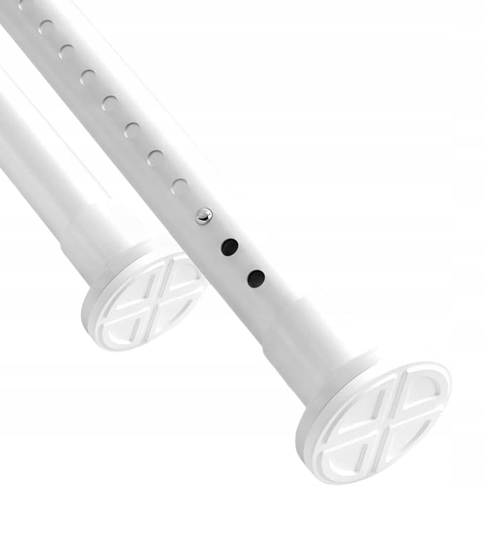 Drążek prysznicowy rozporowy Meisenberg 310-360 x 32 mm biały bez wiercenia