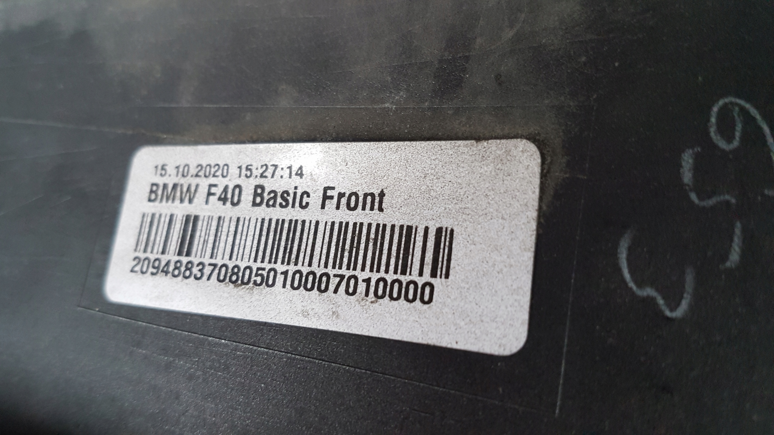 bumper front front BMW SERIA 1 F40