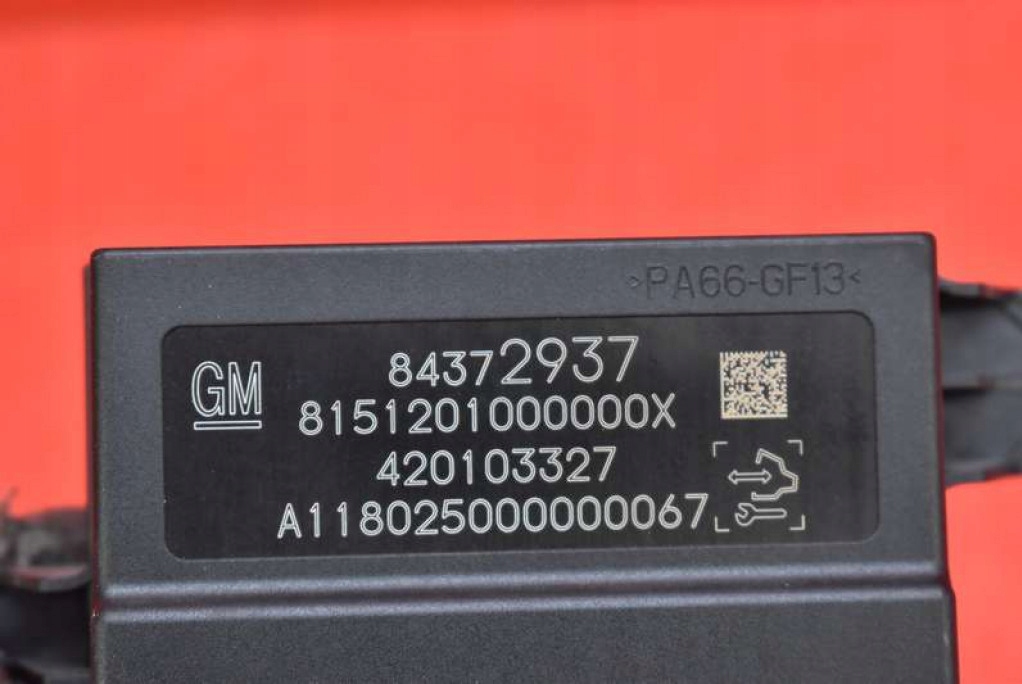 Centralina modulo parcheggio PDC 84372937 OPEL ASTRA 5 V 15-20