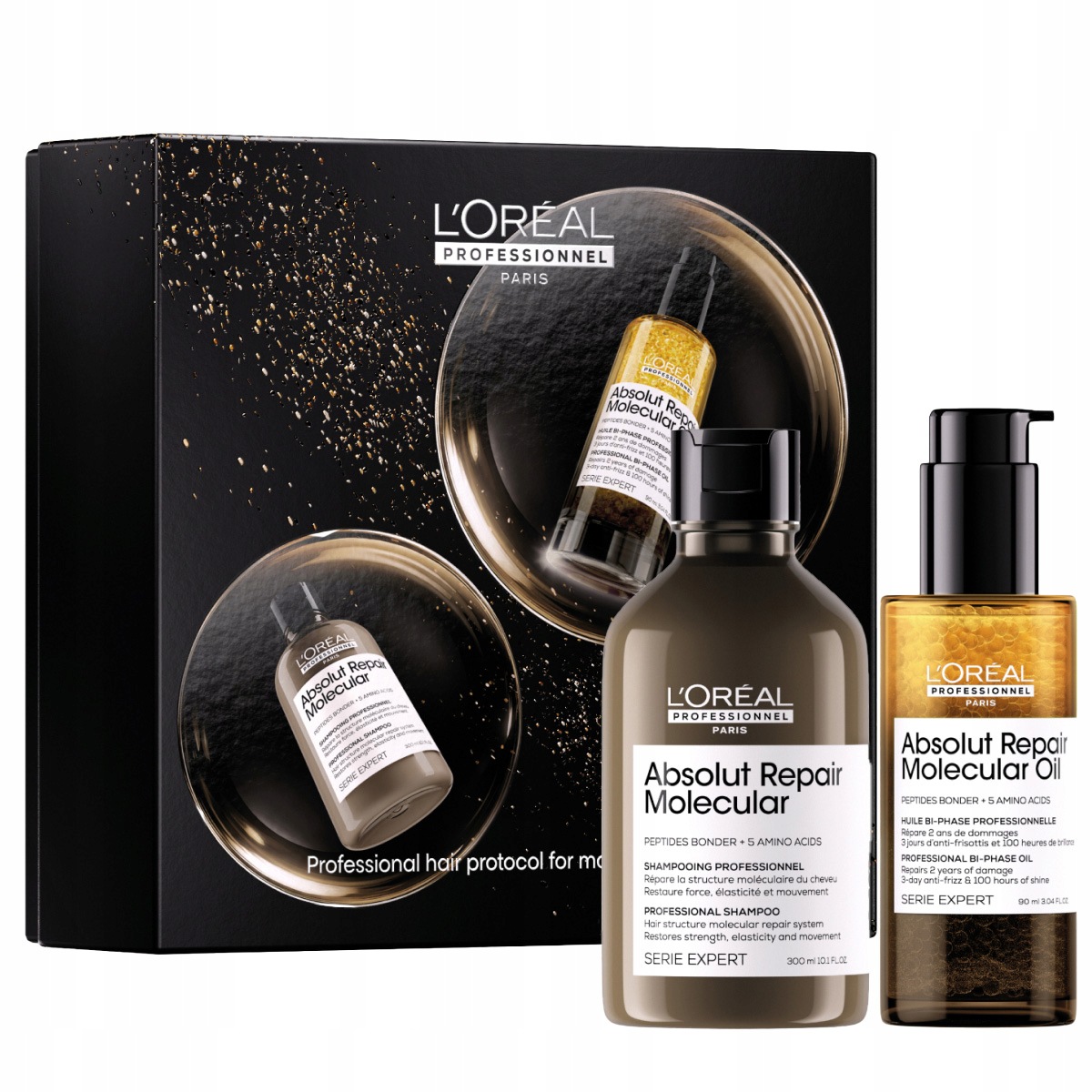 Loreal Absolut Repair Molecular dárková sada pro poškozené vlasy