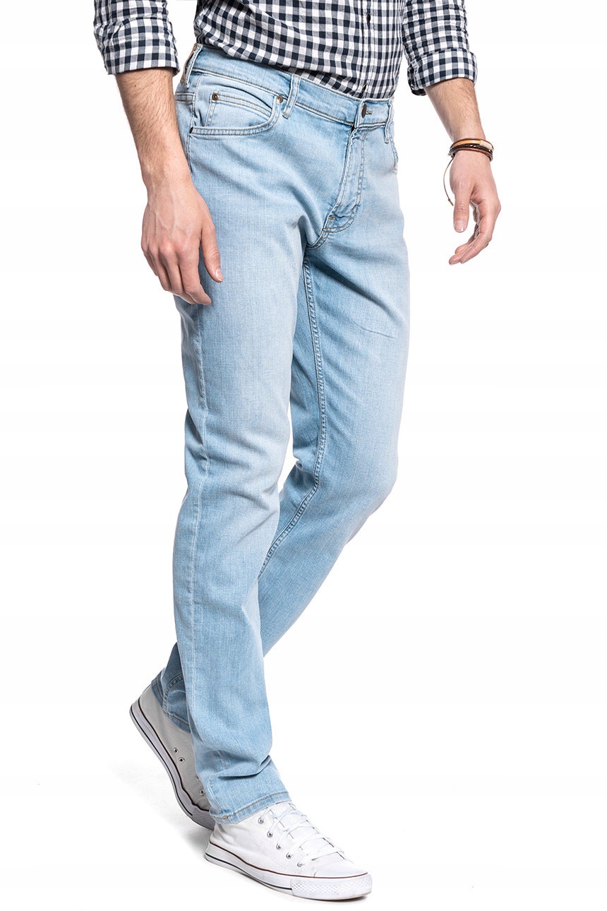LEE RIDER MĘSKIE SPODNIE JEANSOWE JEANSY W31 L32 Zapięcie zamek