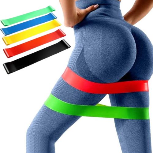 Zestaw 5 Sztuk Gum Gumy Do Ćwiczeń Fitness Treningu Rozciągania Mini Band
