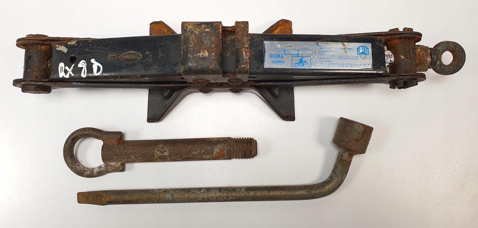 LEWAREK PODNOŚNIK KLUCZ UCHO MAZDA RX-8